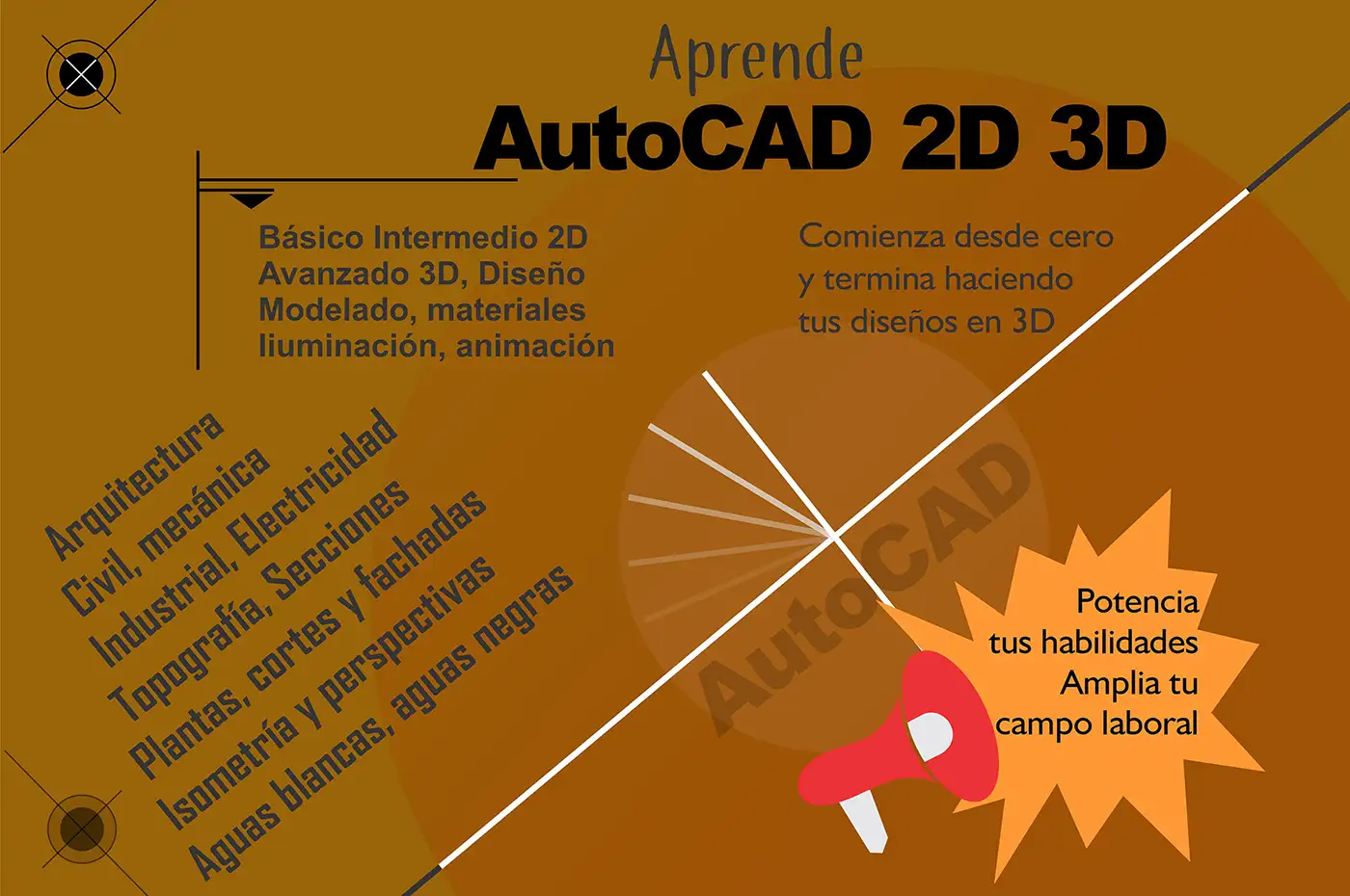 CURSOS DE AUTOCAD 2D 3D