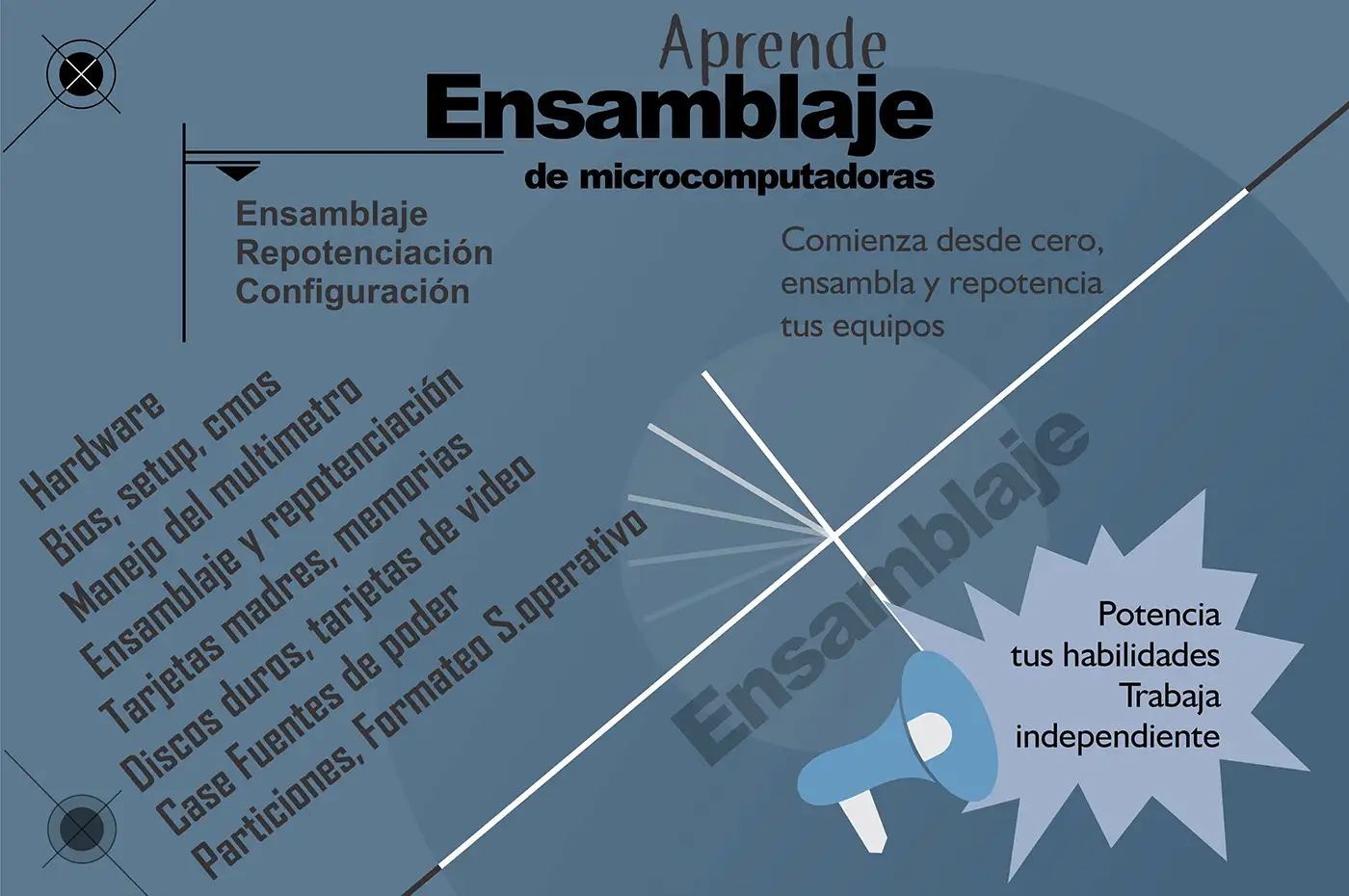 CURSOS DE ENSAMBLAJE DE COMPUTADORAS
